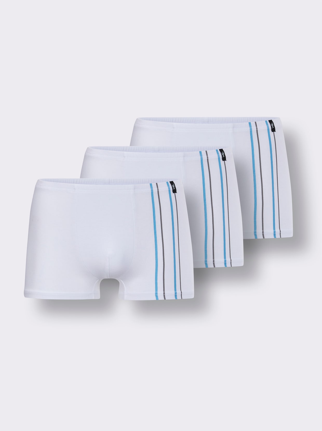 wäschepur men Pants - weiß-aqua