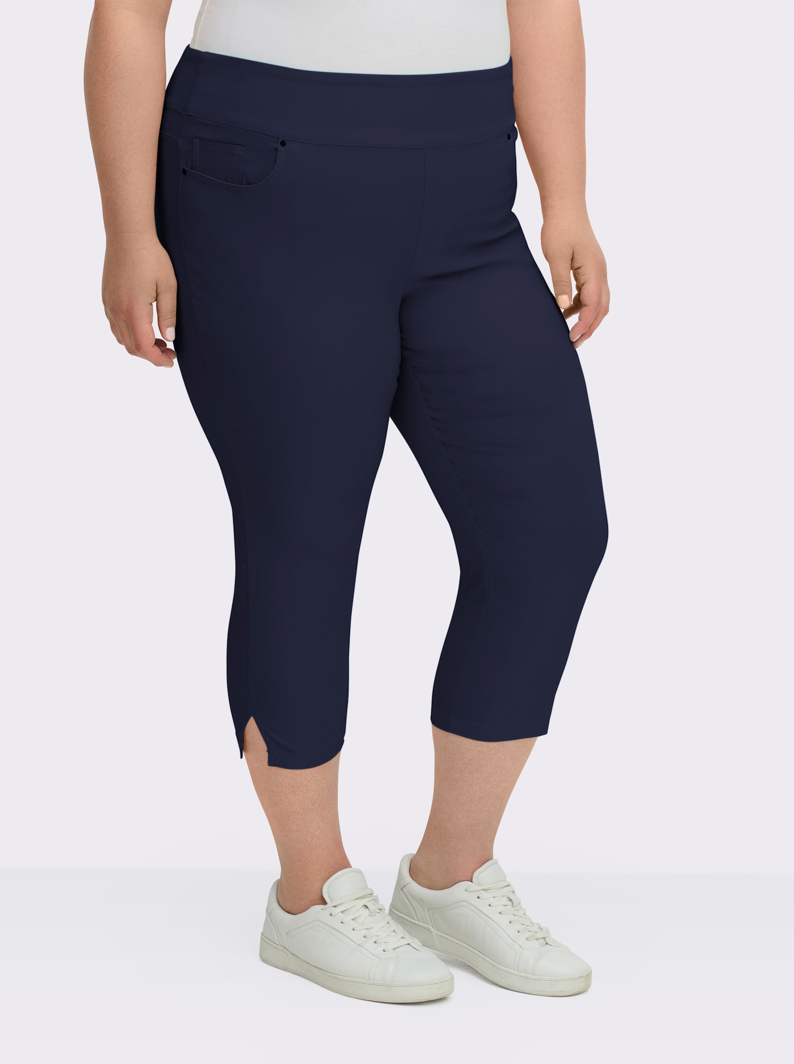 Stretch-Hose in Wadenlänge - marine