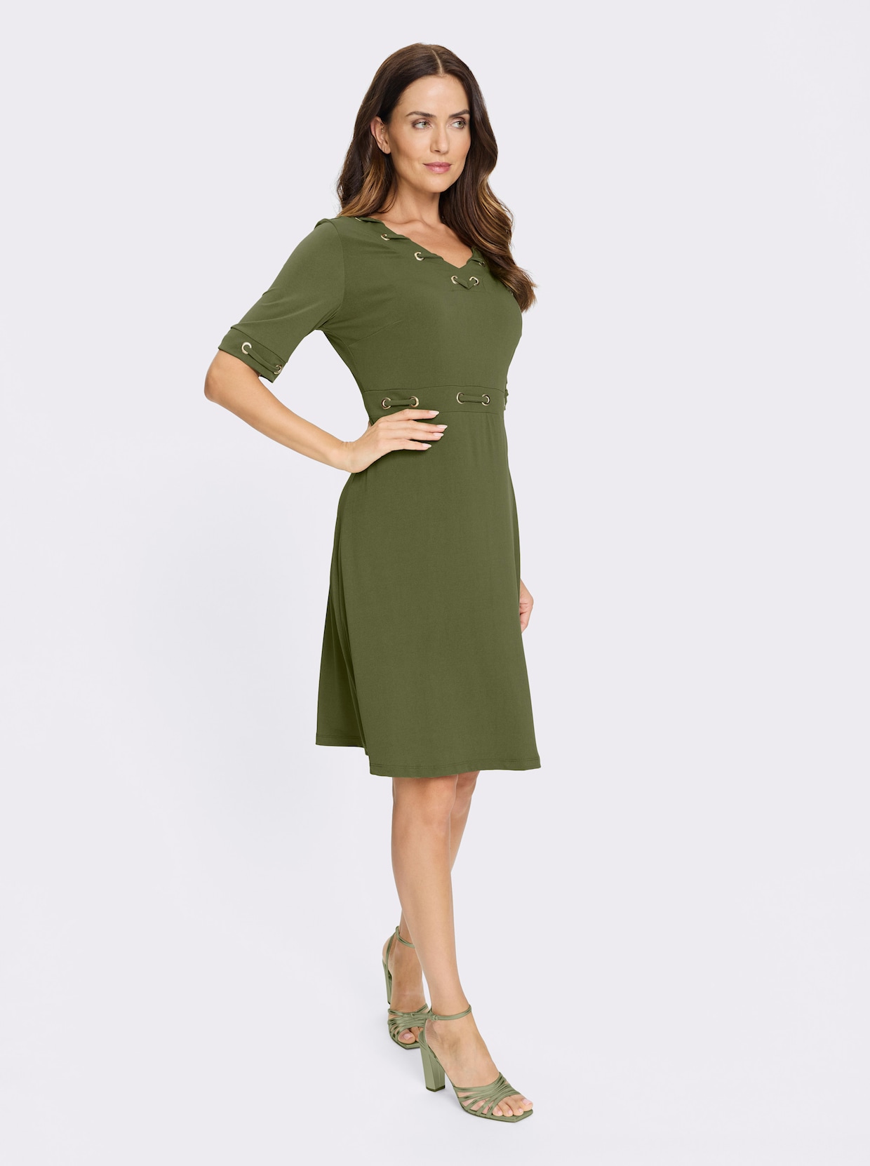 heine Shirtkleid - oliv