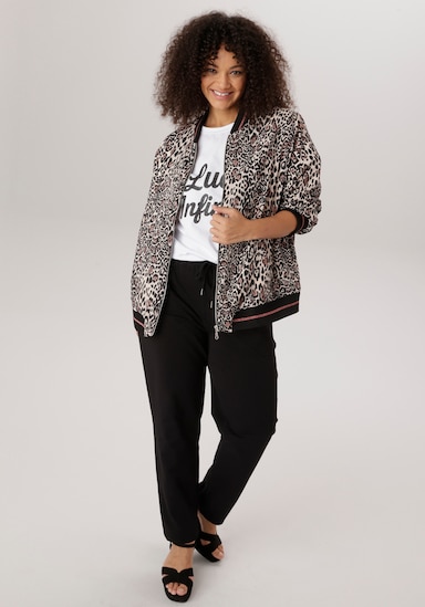 Aniston PLUS Blouson - beige-schwarz-braun