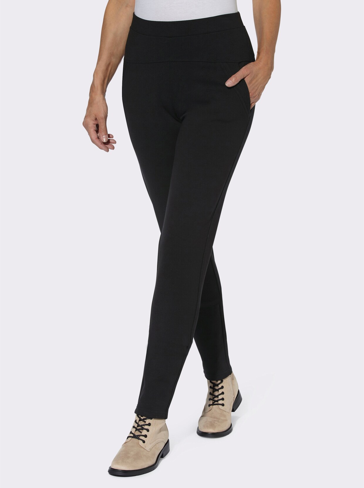 Thermo-Leggings - schwarz