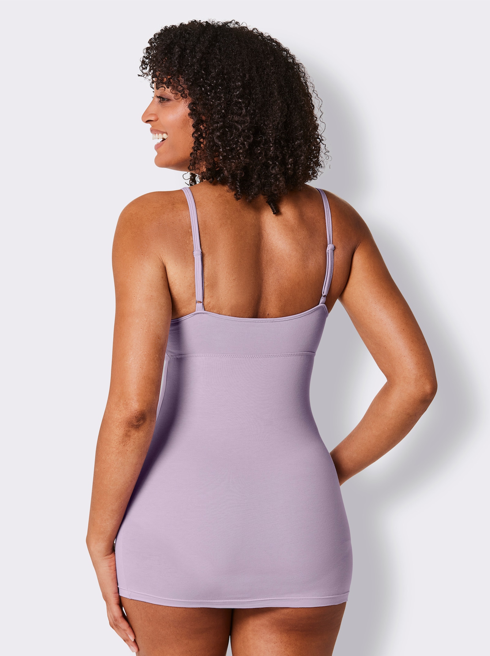 wäschepur BH-Hemd mit doppelt gemoldeten Cups - flieder