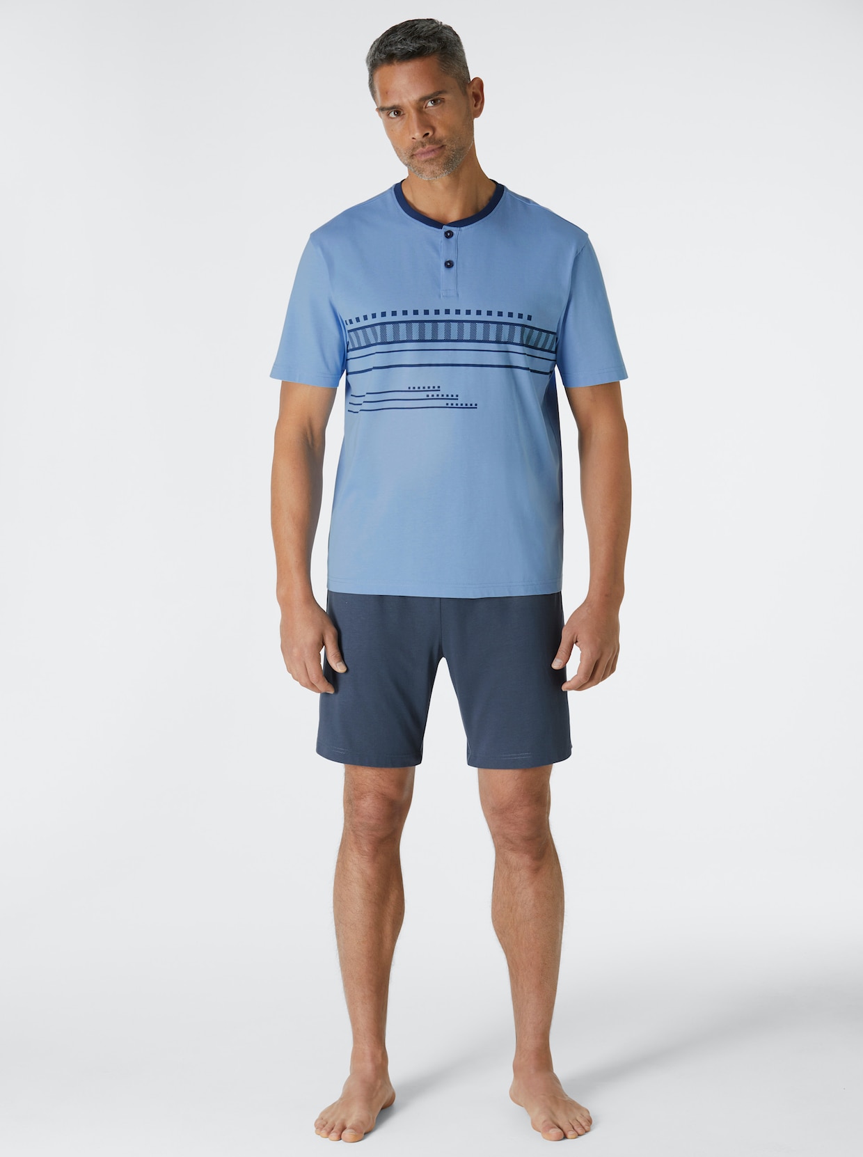 wäschepur men Shortys - himmelblau + mint