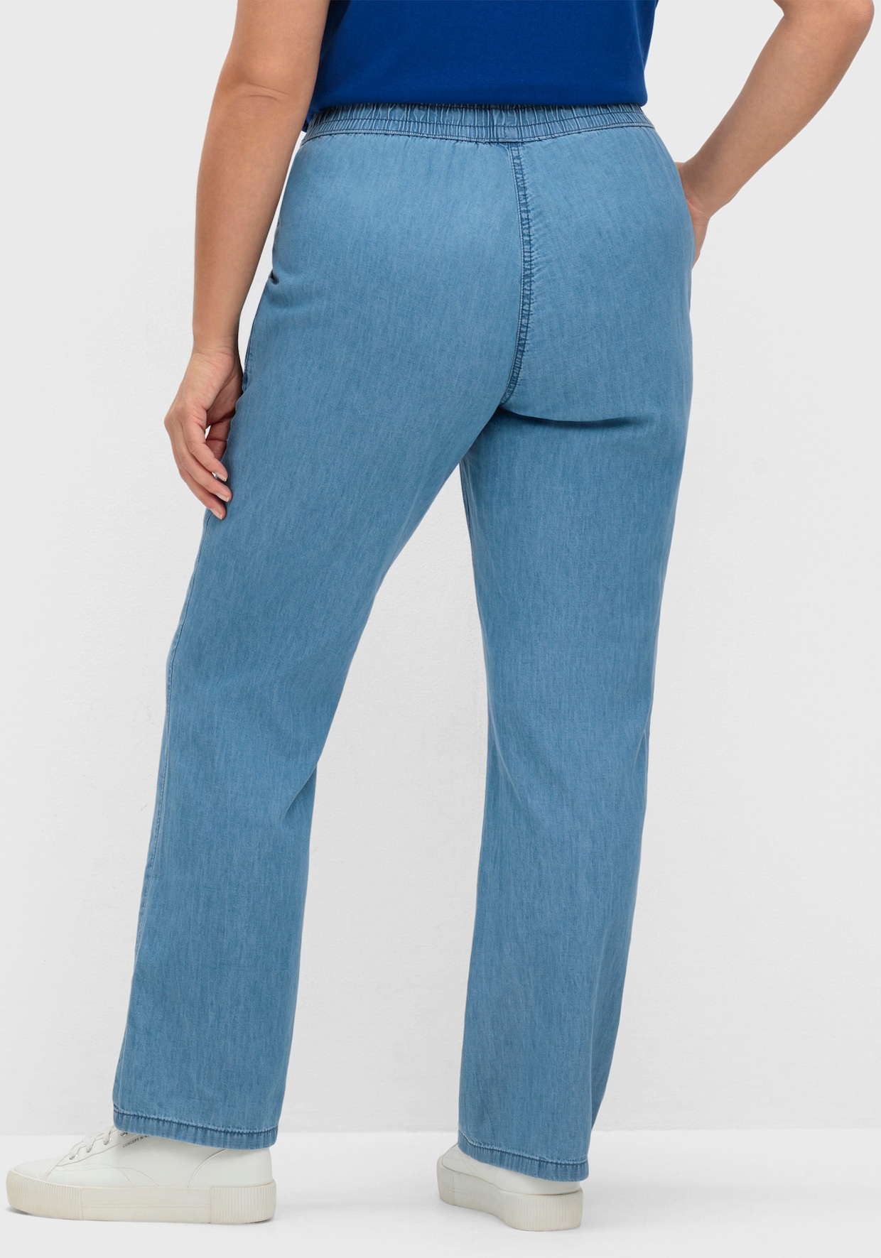 Schlupfjeans - blue-bleached