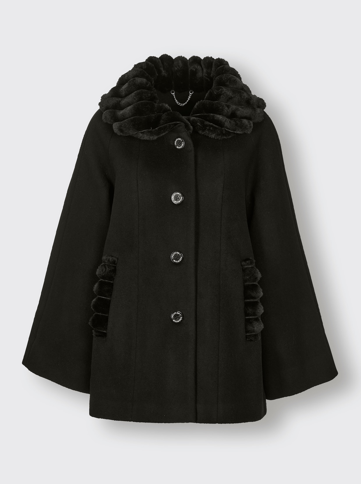 CREATION L PREMIUM Wolljacke - schwarz