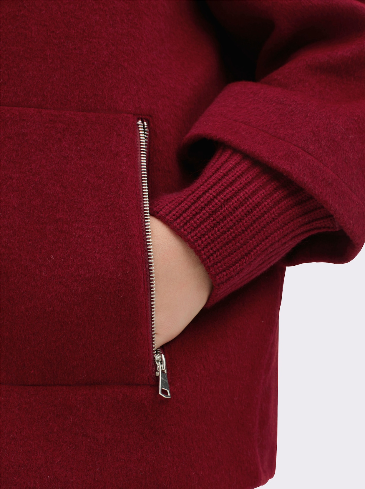 Manisa Wolljacke - kirsche