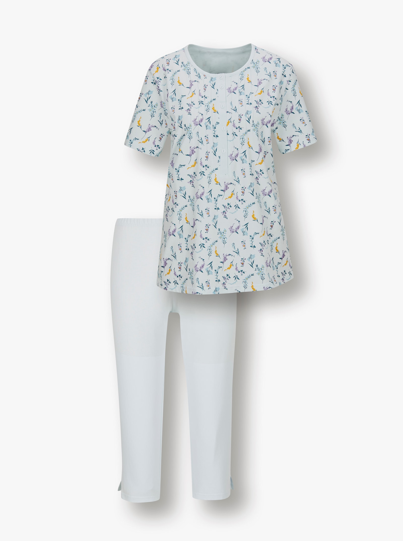 Comtessa Capri-Anzug - kalkmint-bedruckt