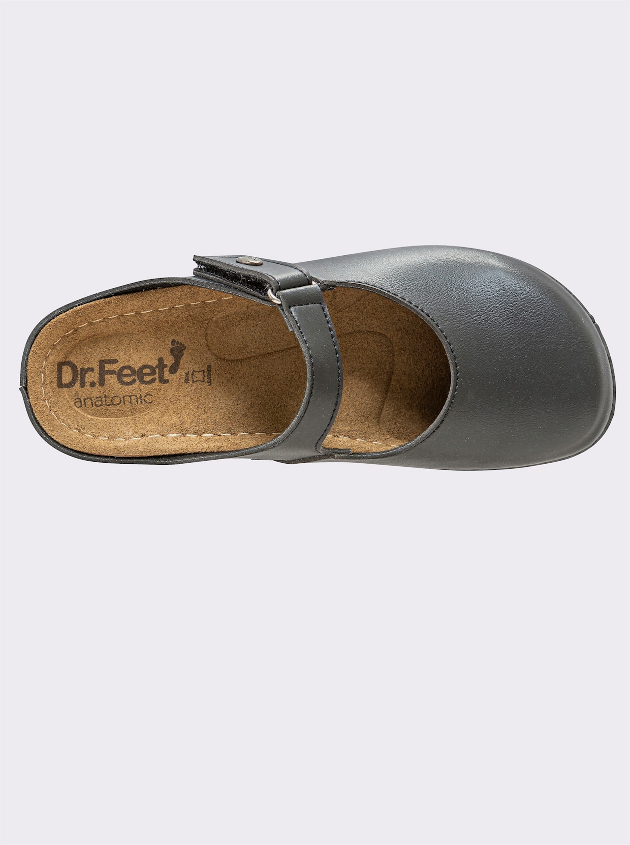 Dr. Feet Slippers - zwart