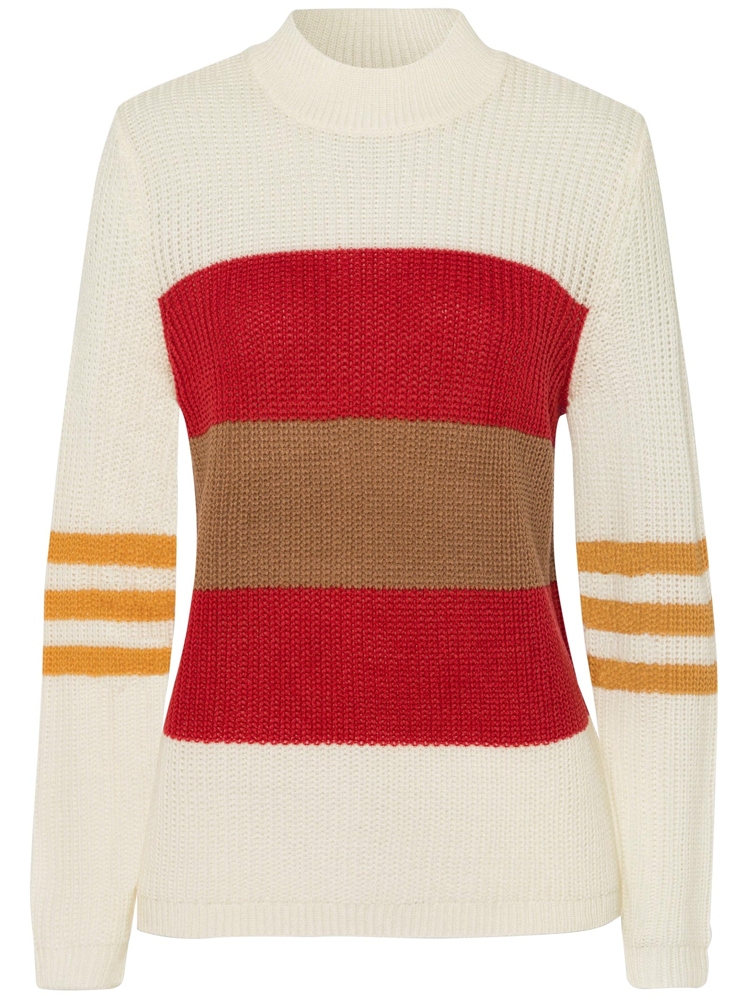 Pullover - ecru-geringelt