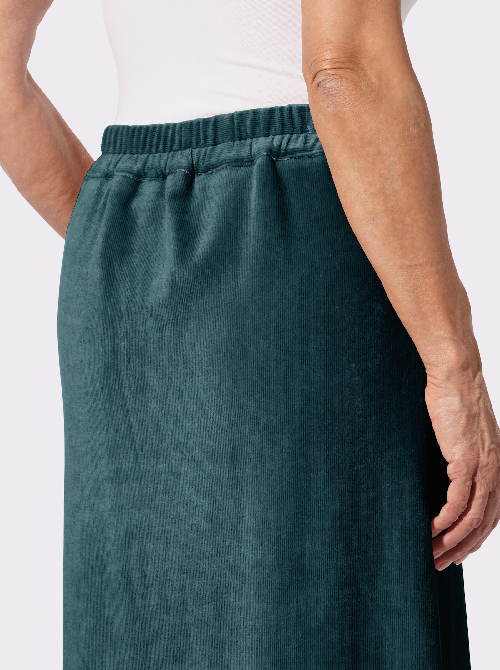 Cordrock mit imitierter Knopfleiste - aquapetrol