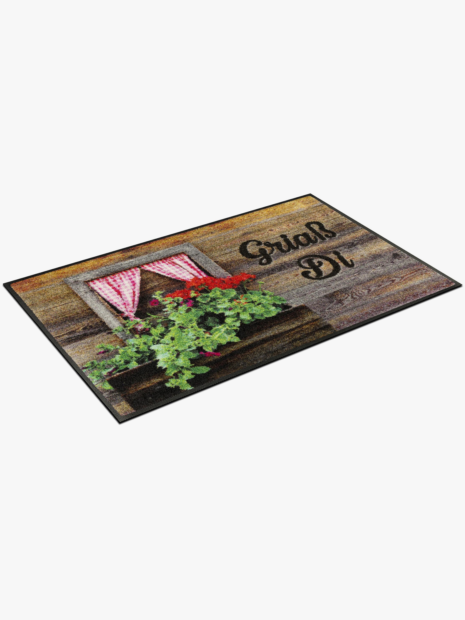 wash+dry by Kleen-Tex Fußmatte - braun-grün