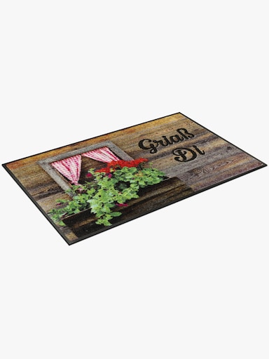 wash+dry by Kleen-Tex Fußmatte - braun-grün