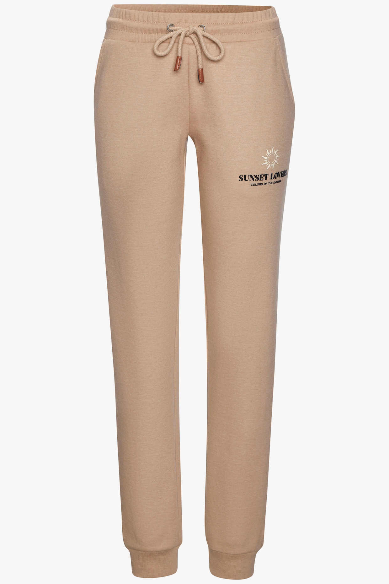 H.I.S Sweathose - camelfarben