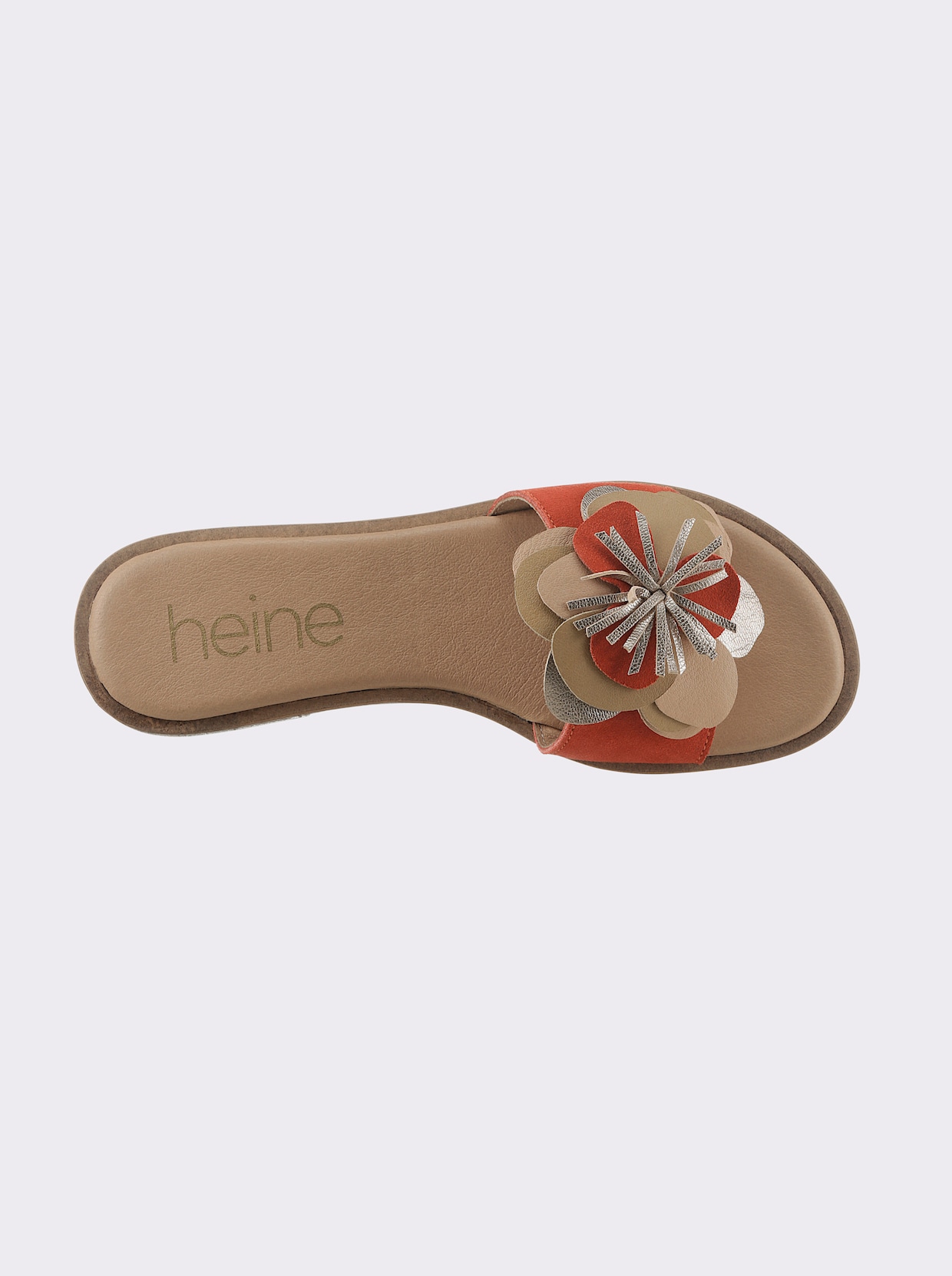 heine Mules - rouge-multicolore