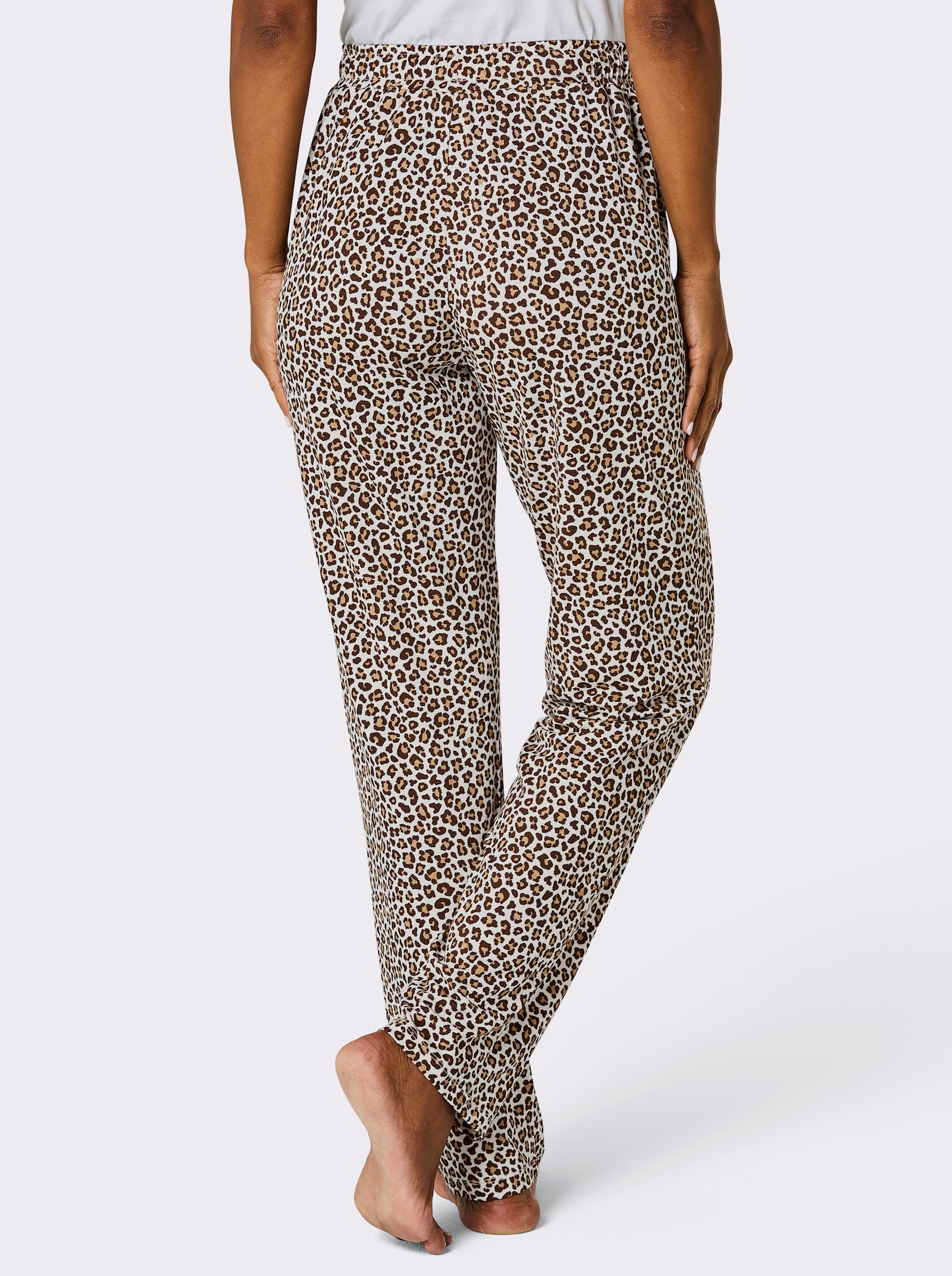 feel good Strandhose - champagner-schoko-bedruckt