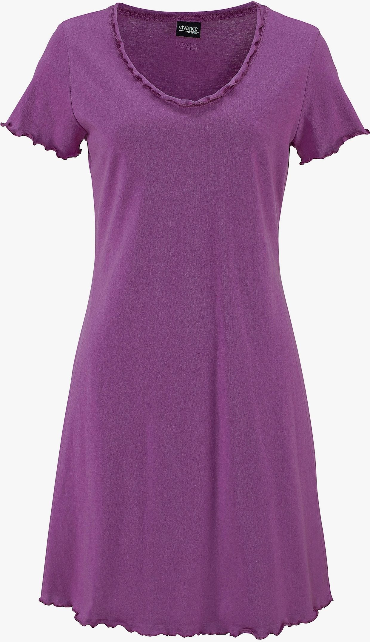 Vivance Dreams Chemise de nuit - violet, anthracite