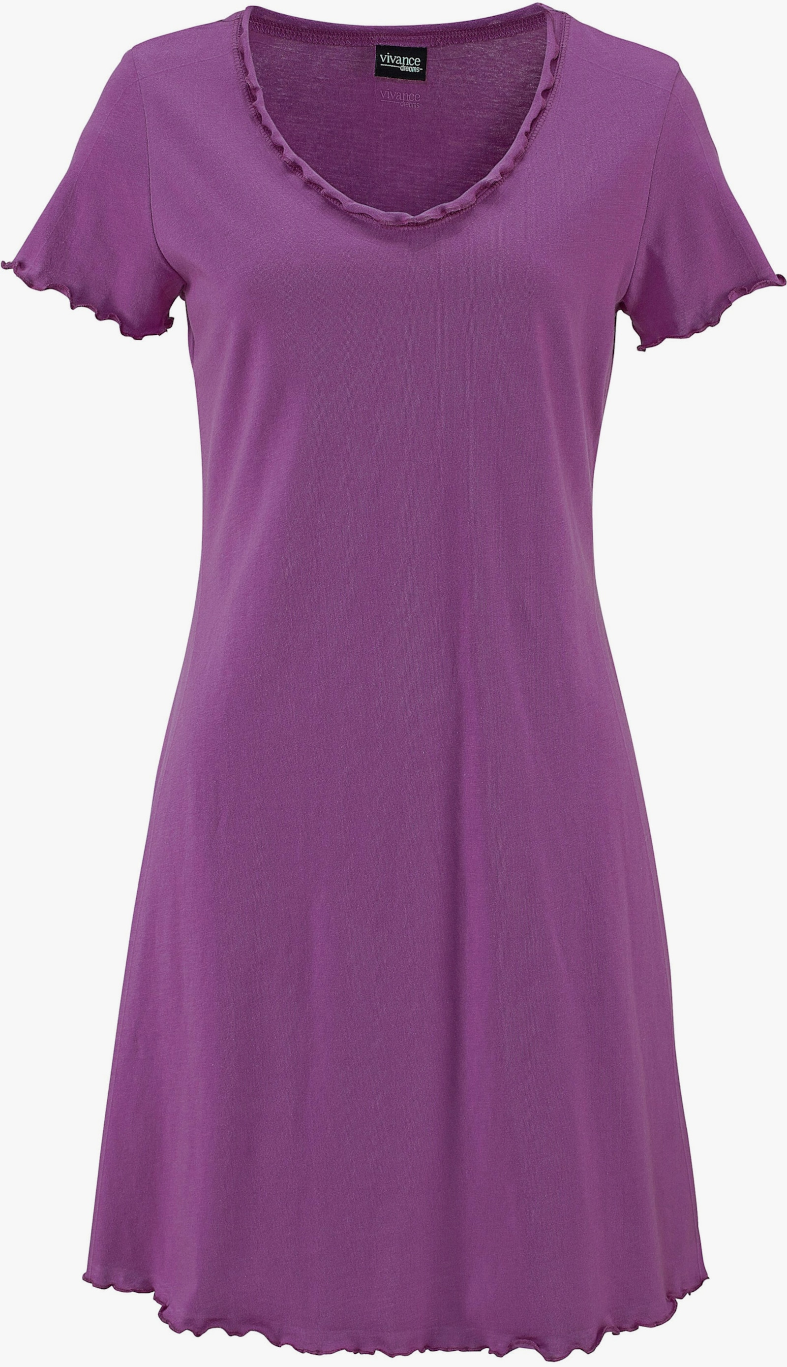 Vivance Dreams Nachthemd - lila, anthrazit