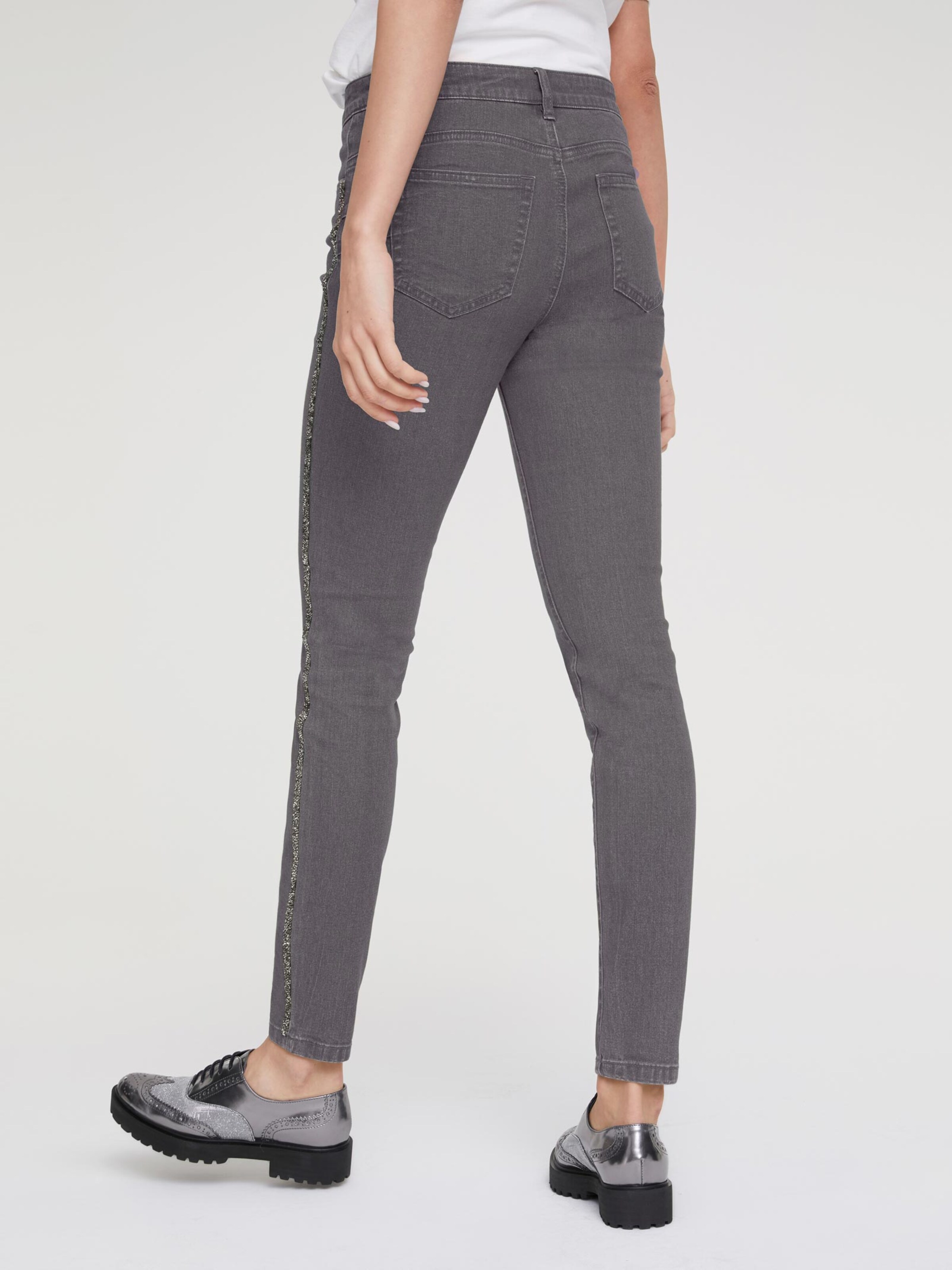 Damenmode Jeans Rick Cardona Bauchweg-Jeans in graphit Damenmode Jeans Rick Cardona Bauchweg-Jeans in graphit