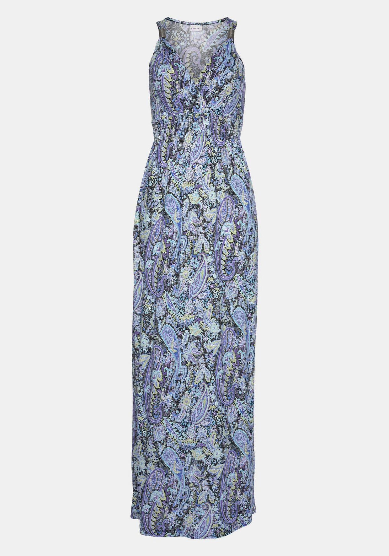 LASCANA Maxi-jurk - blauw geprint