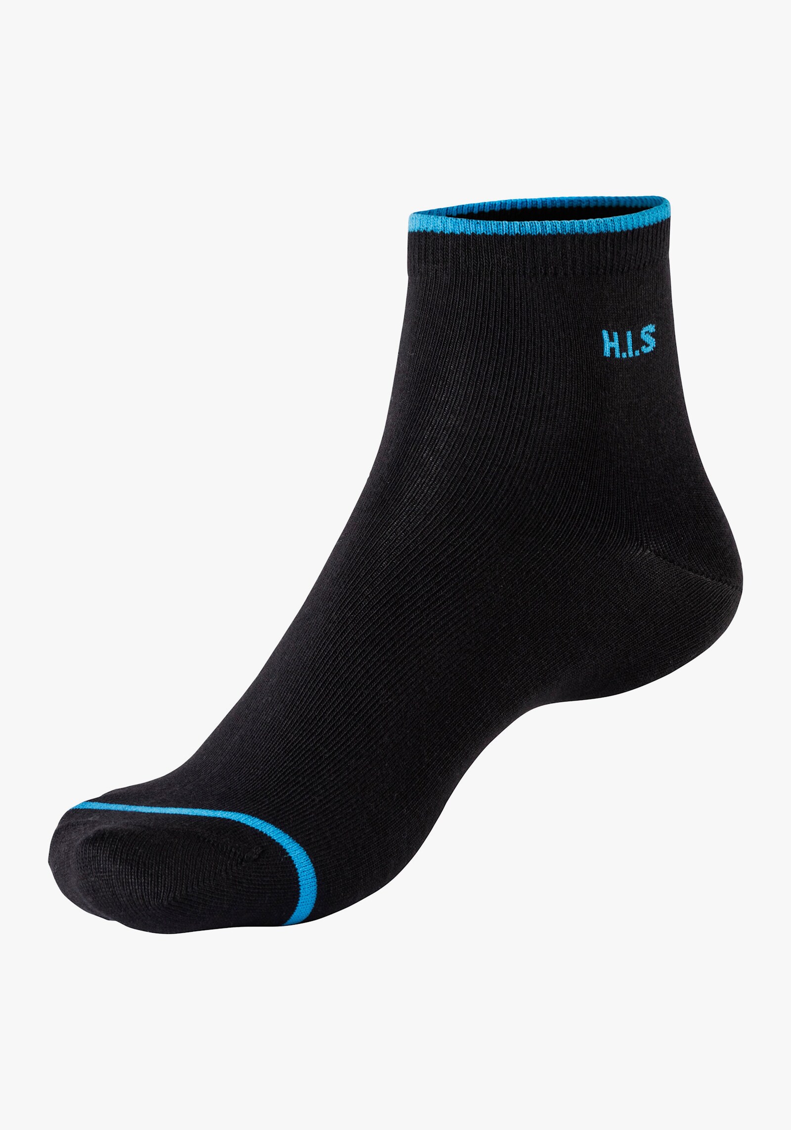 H.I.S Kurzsocken - 7x schwarz