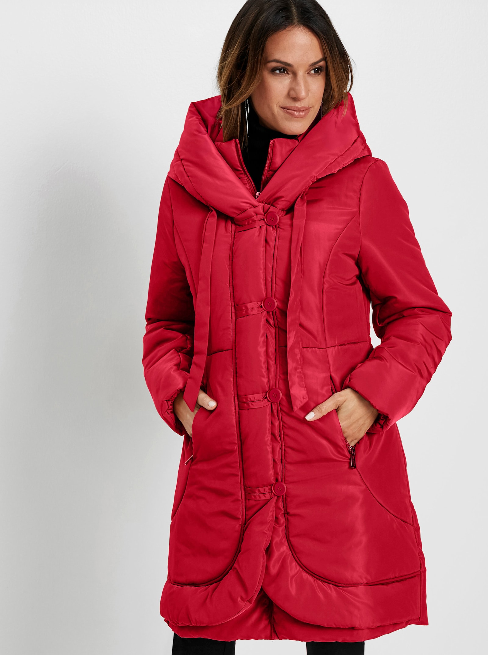 Manteau d'hiver 2 en 1 - rouge