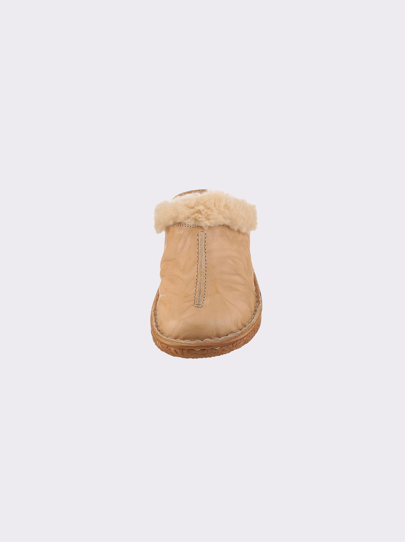 airsoft modern+ Pantoffel mit Warmfutter - beige