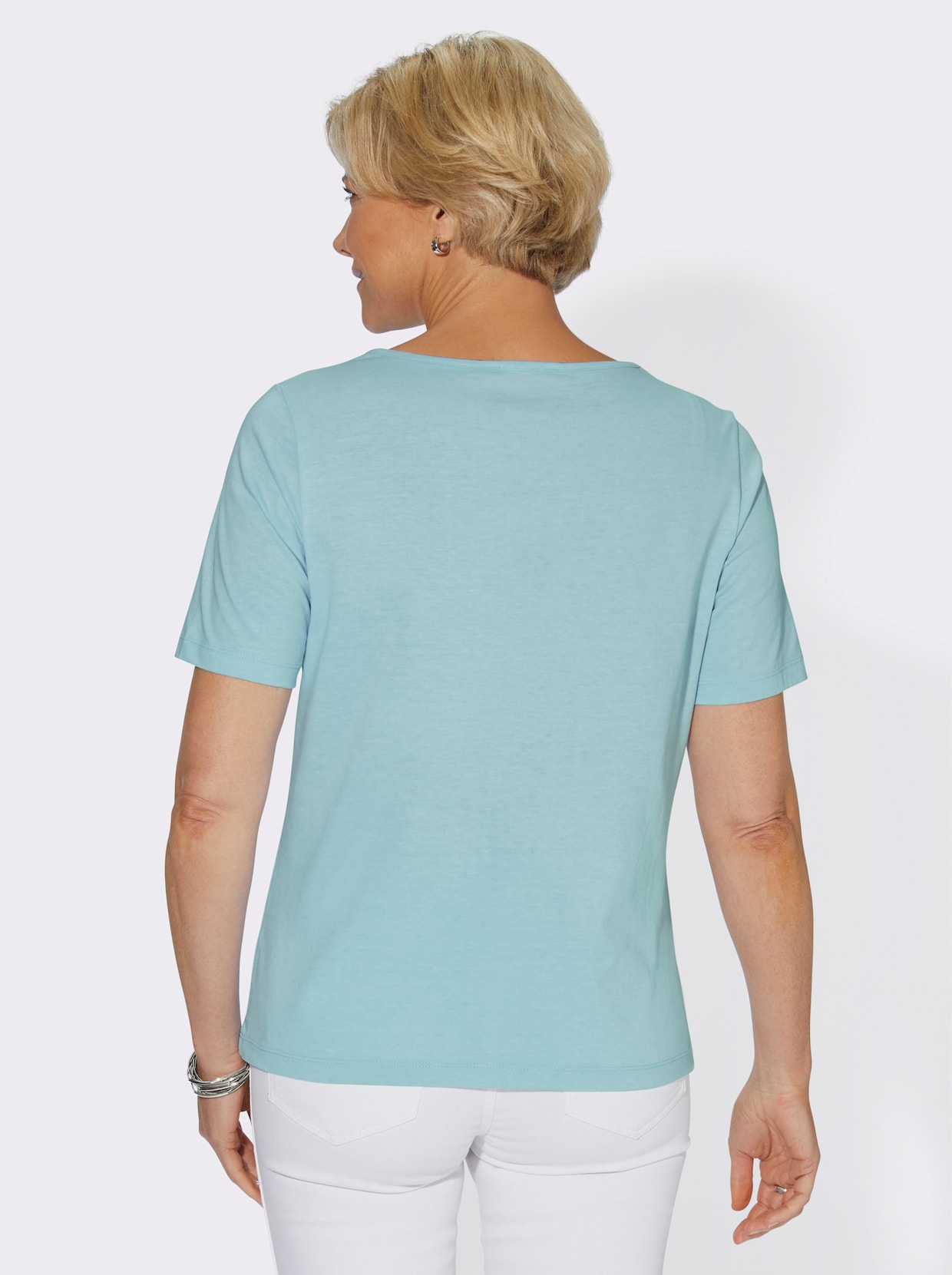 Shirt met korte mouwen - aquamarine