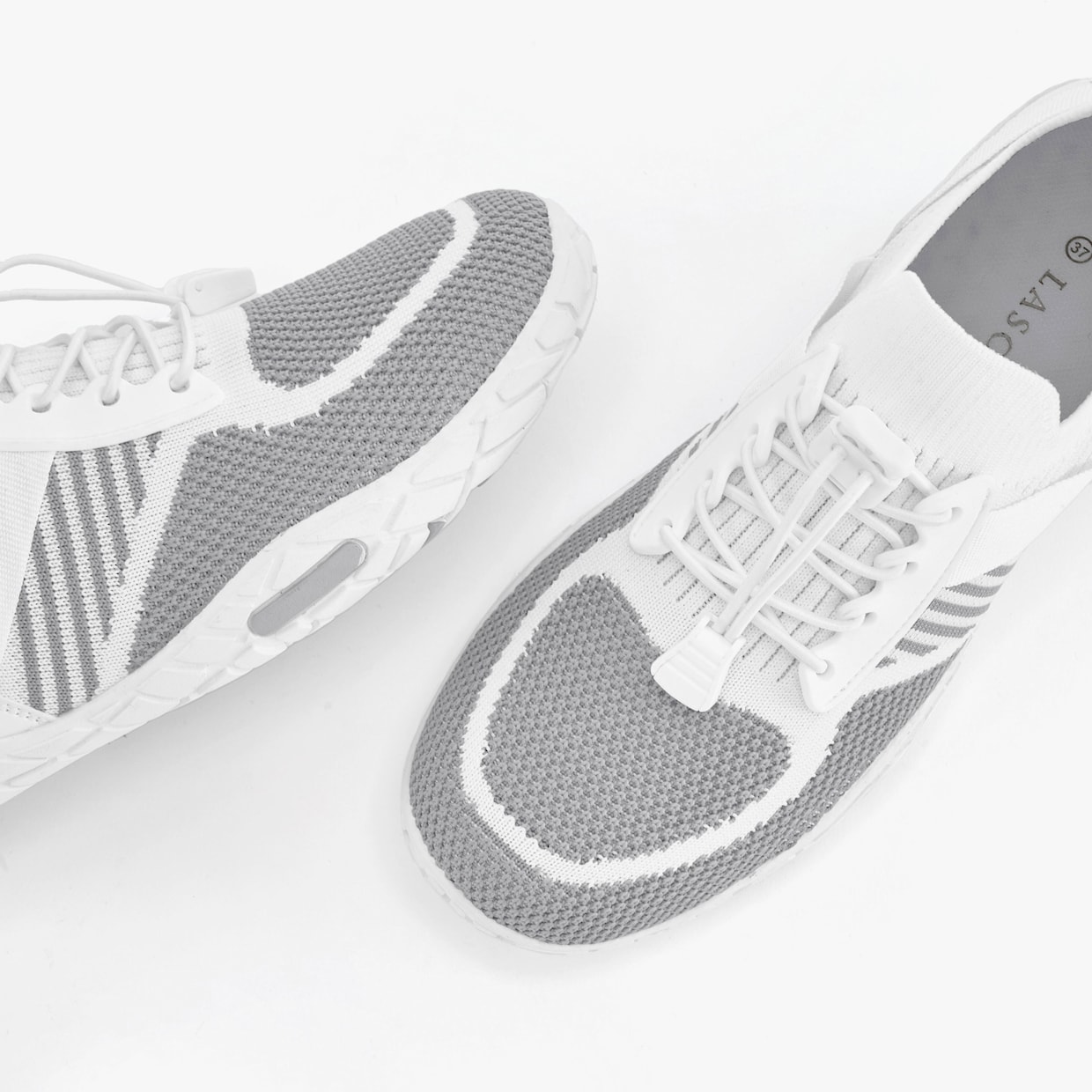 LASCANA Sneaker - wit/lichtgrijs