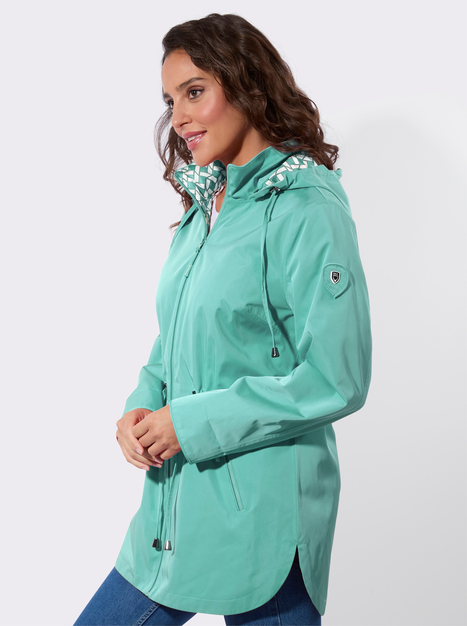 Functioneel jack in innovatieve uitvoering - blauwgroen