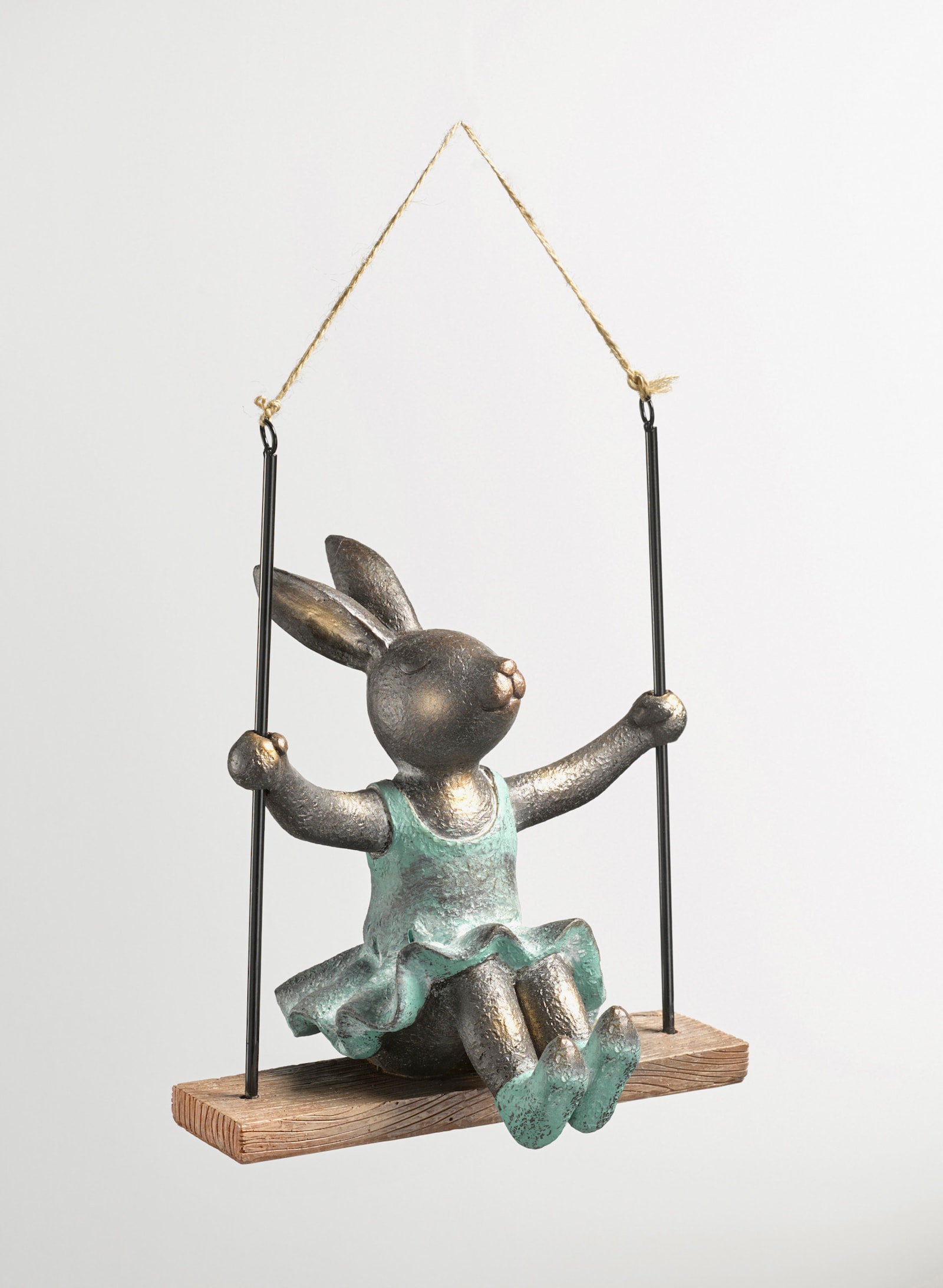 heine home Deko-Figur - antiksilberfarben-mint