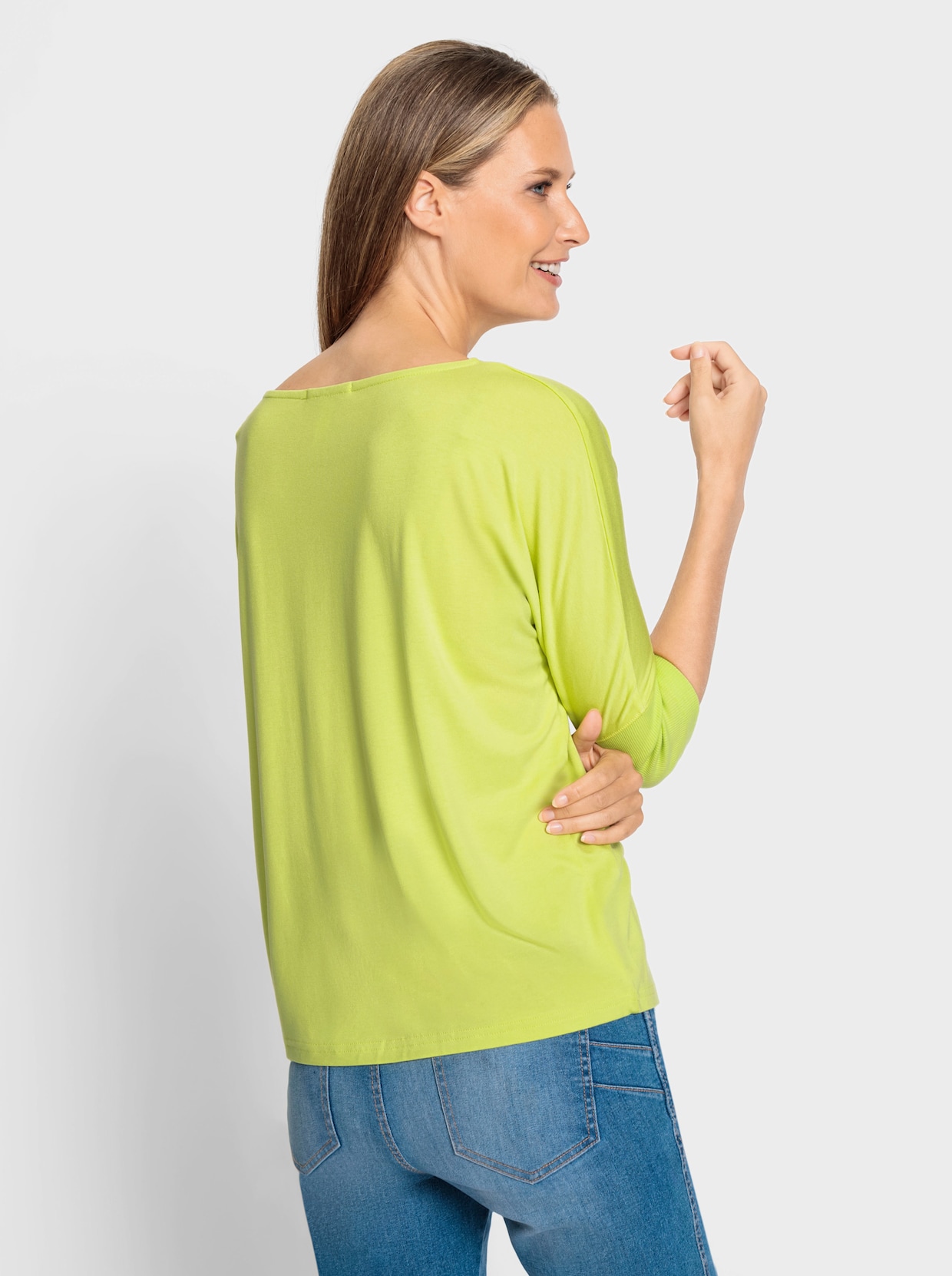 heine T-shirt à manches 3/4 - citron vert