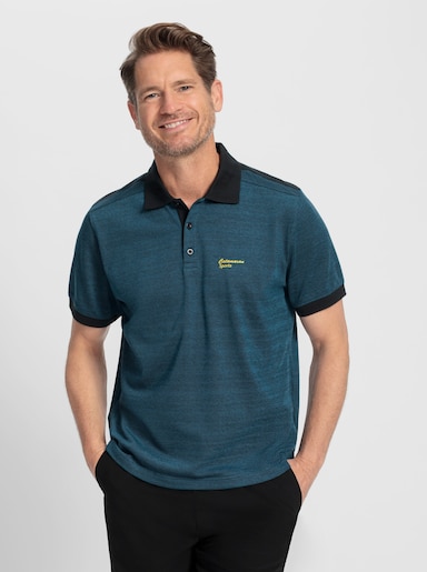 Catamaran Sports Freizeitshirt in Two-Tone-Optik - topas-meliert