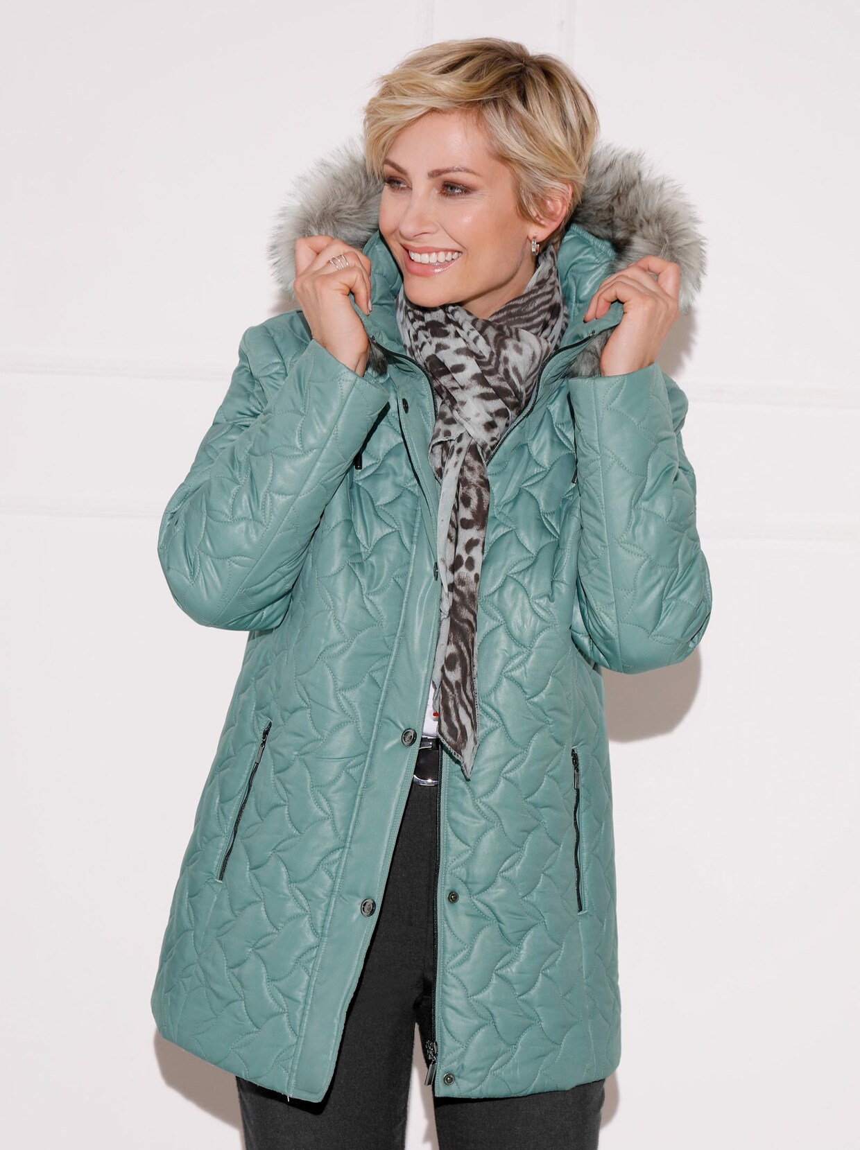 Steppjacke - jade