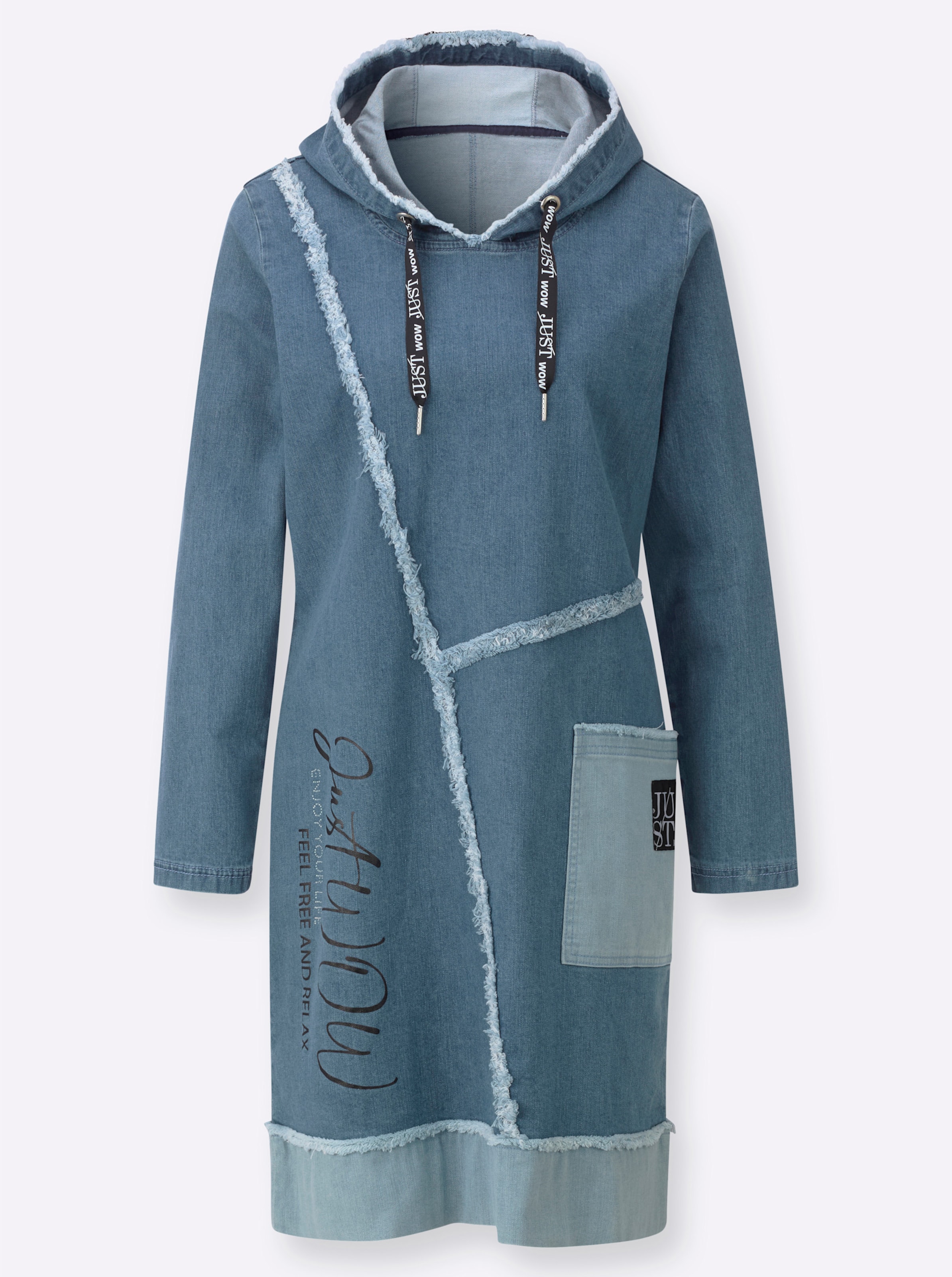 Inspirationen Jeanskleid "Jeans-Kleid" aufgesetzte Taschen
