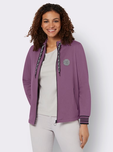 Sweatjacke - violett