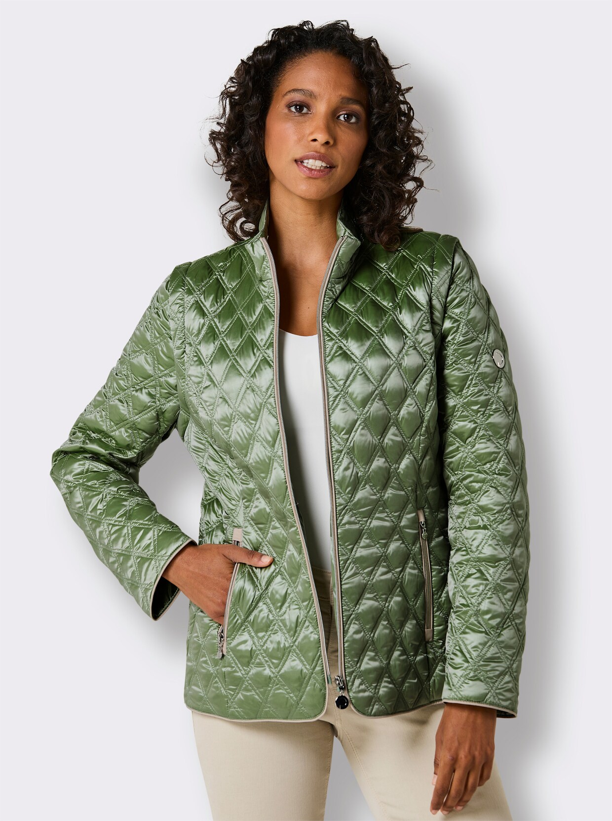 CREATION L PREMIUM Leichtdaunenjacke - eucalyptus