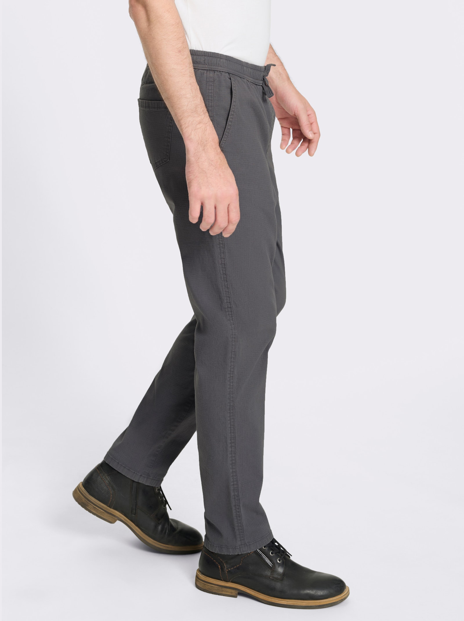 Catamaran Schlupfhose in Baumwoll-Stretch-Qualität, robust - anthrazit