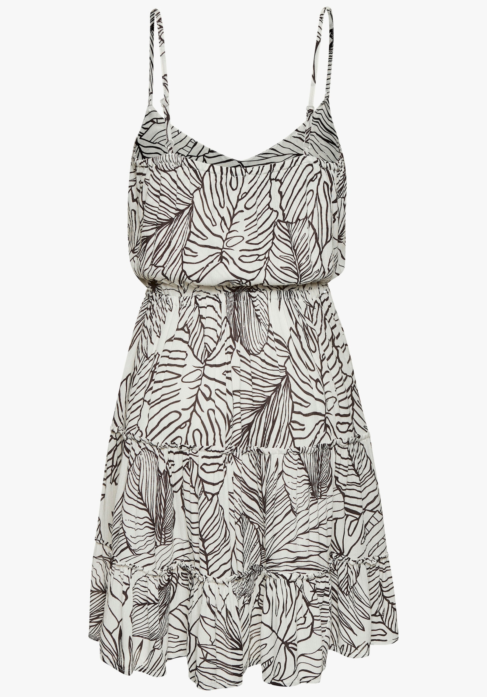 s.Oliver Sommerkleid - creme-schwarz