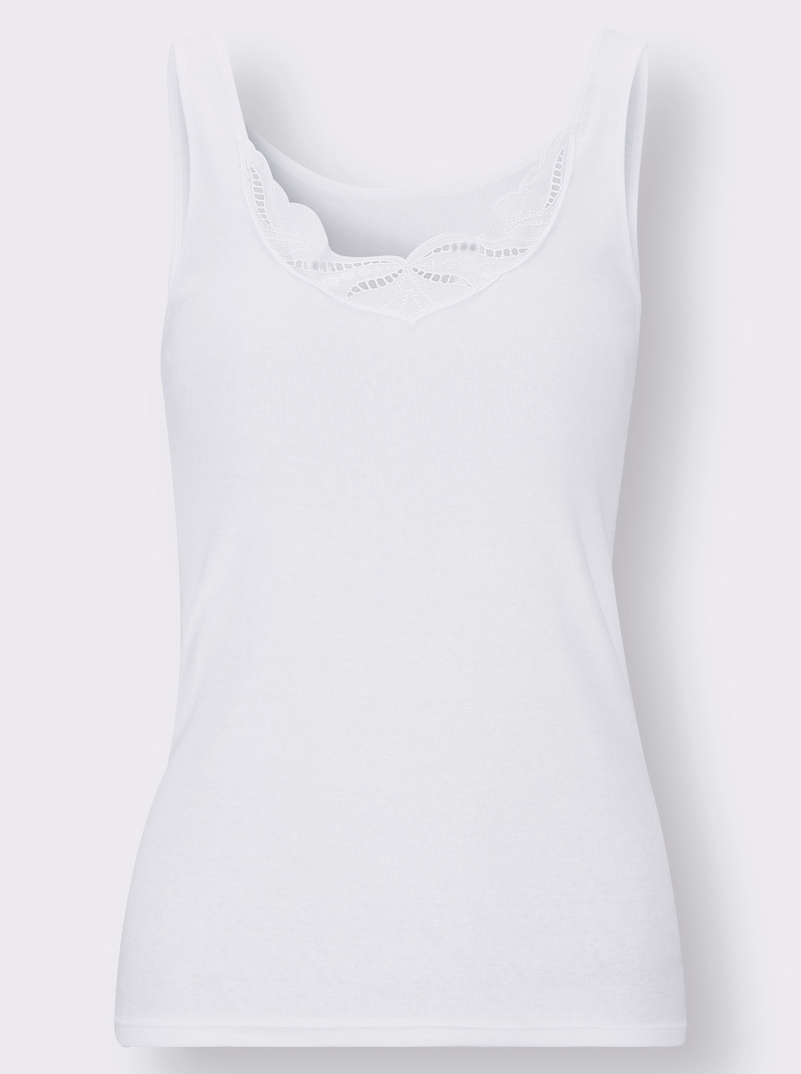 wäschepur Achselhemd aus Bio-Baumwolle - weiß