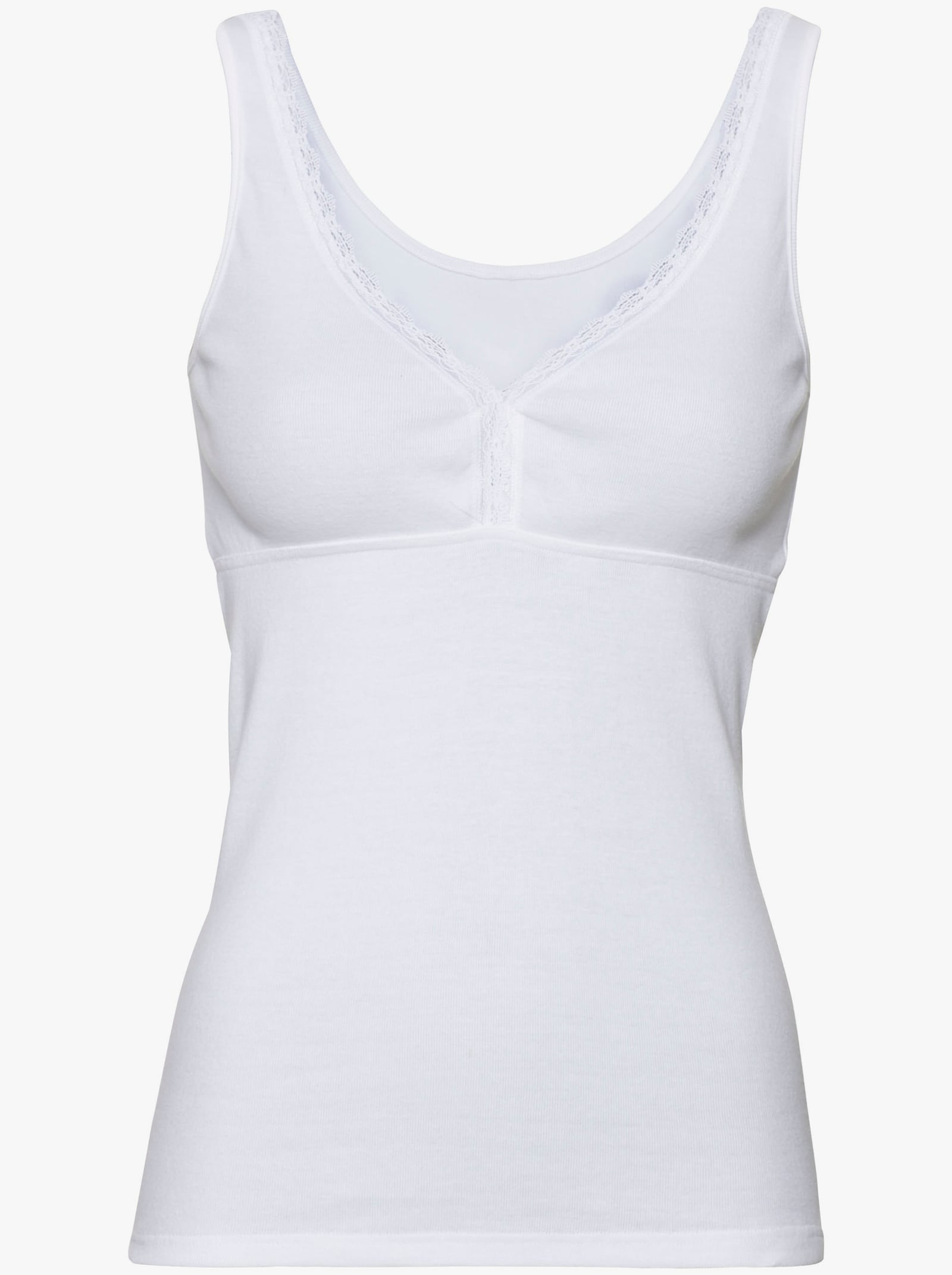 wäschepur Košeľ. podprsenka, pás - biela