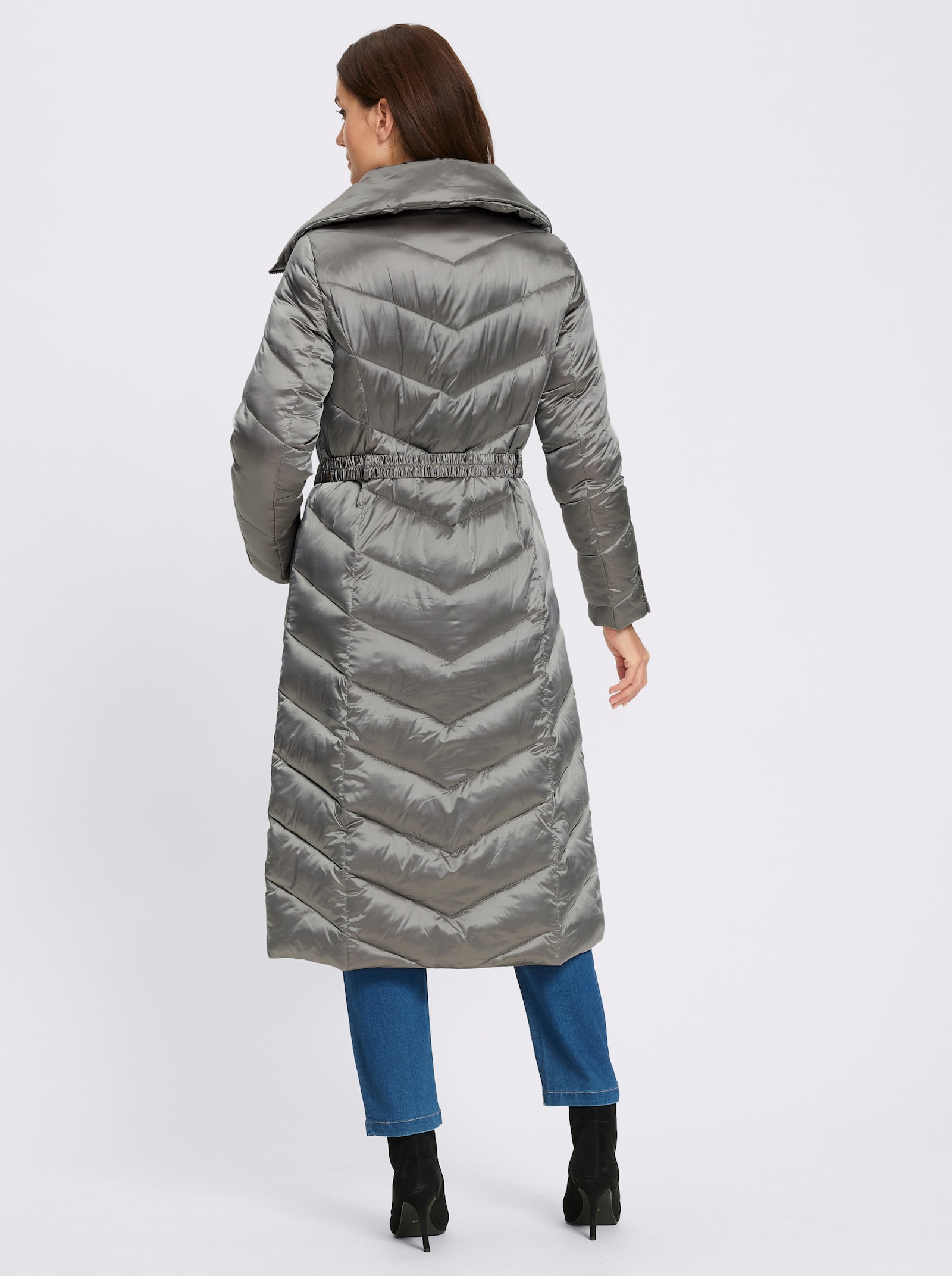 heine Wintermantel in schimmernder Qualität - grau