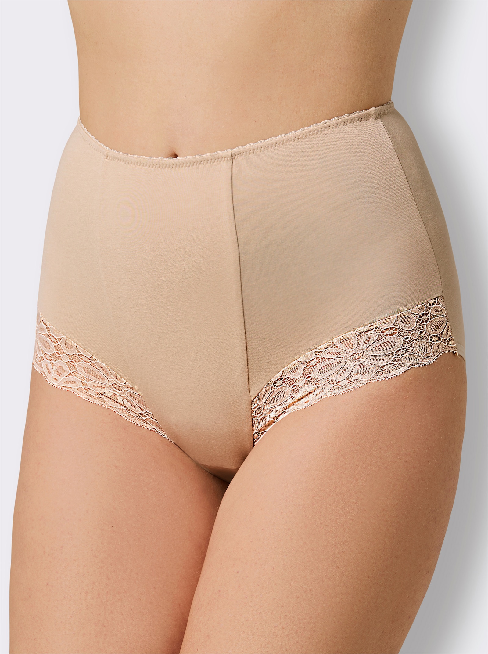 wäschepur Formslip im Doppelpack - elfenbein