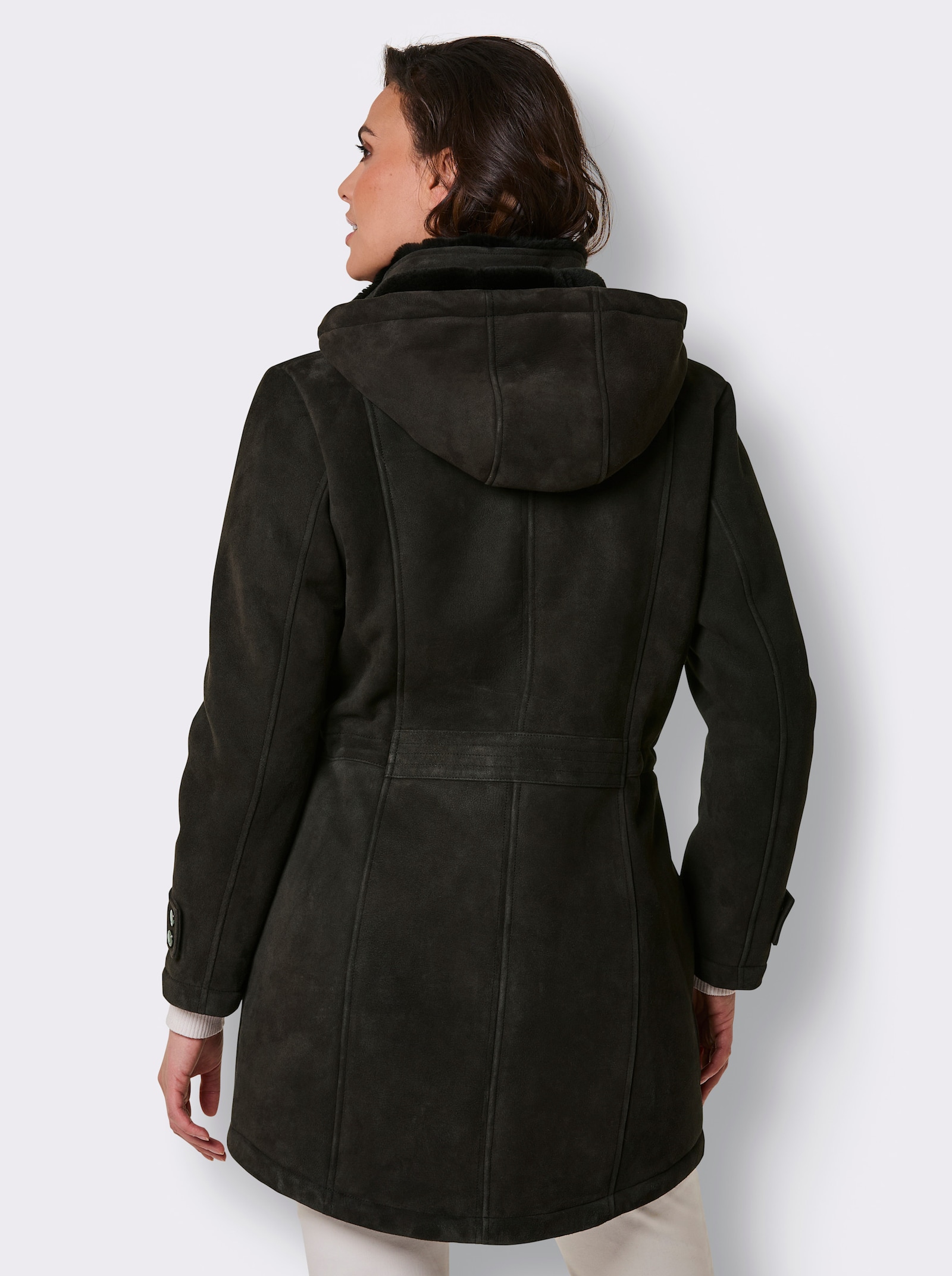 Mainpol Lammfelljacke in wärmender Qualität - braun