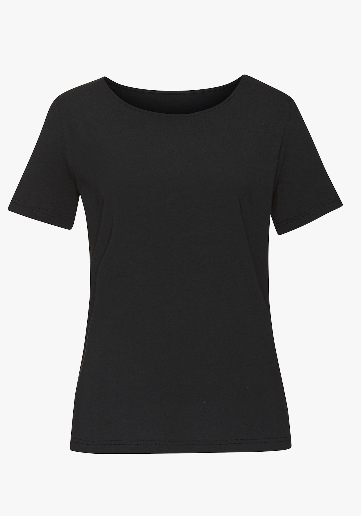 LASCANA T-shirt - eucalyptus, zwart
