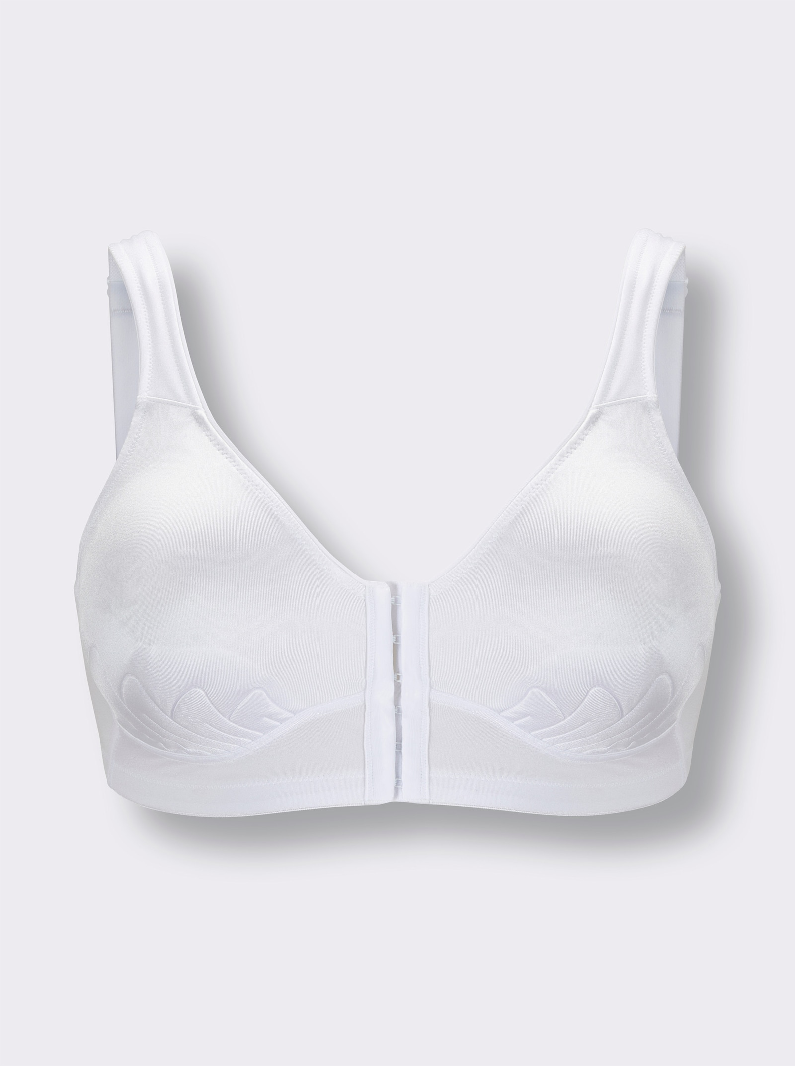 Speidel Vorderverschluss-BH ohne Bügel mit vorgeformten Cups - weiß