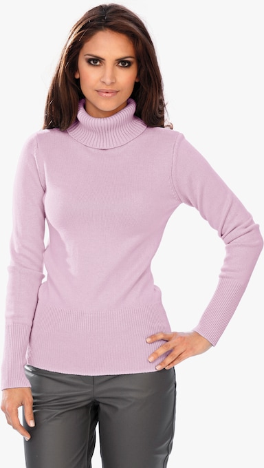 heine Rollkragen-Pullover - rosé