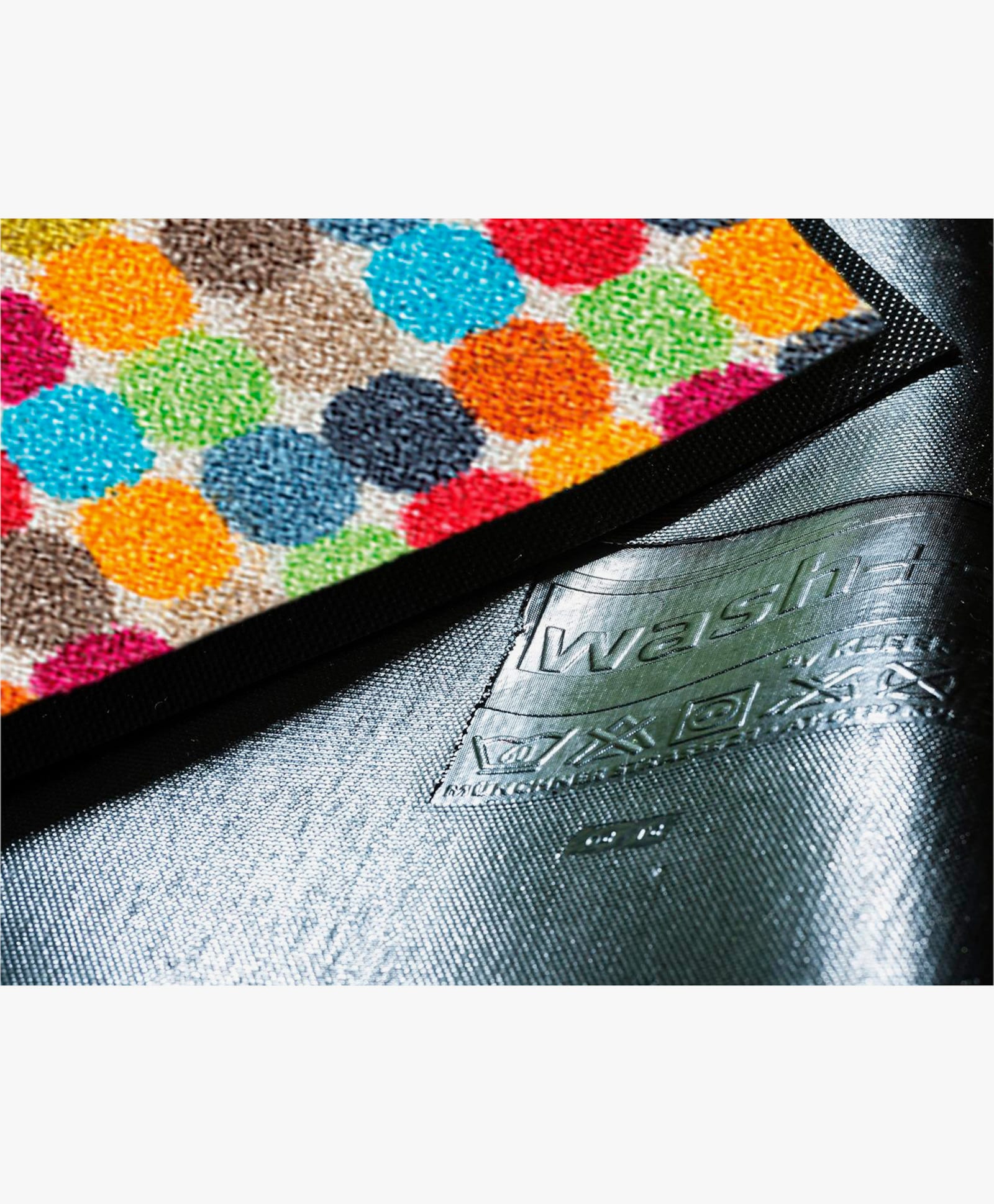 wash+dry by Kleen-Tex Fußmatte - rot-bunt