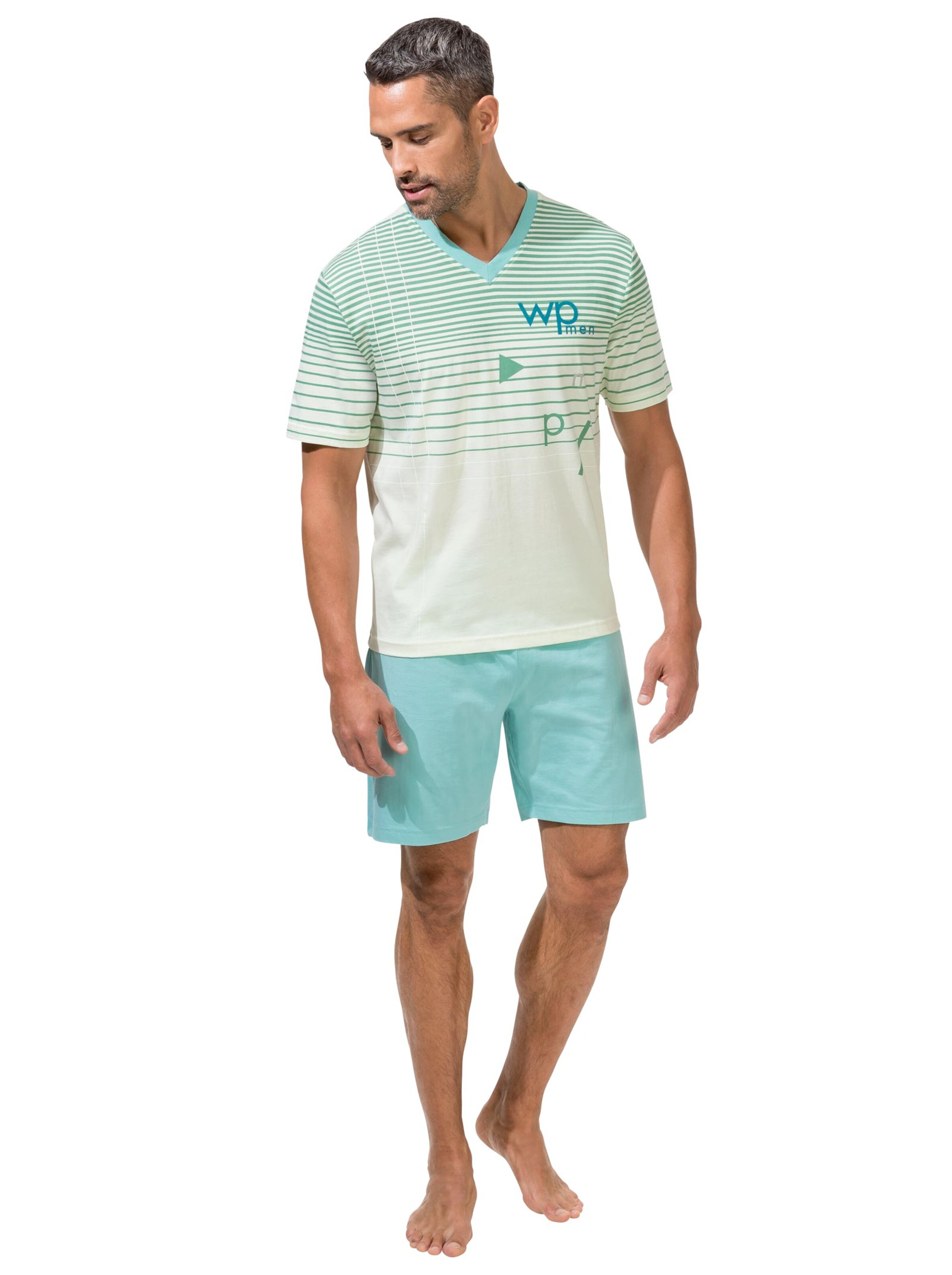 wäschepur Shortys - grau + türkis