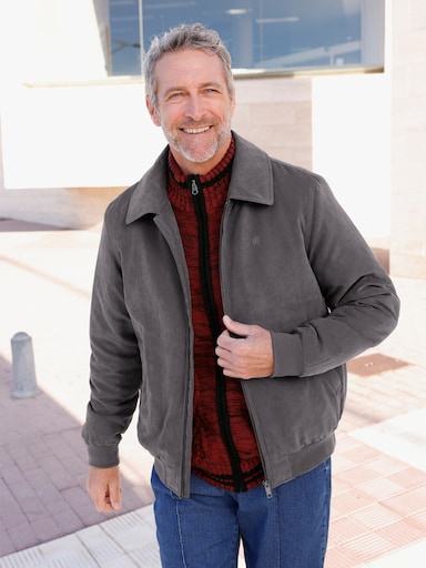 Marco Donati Blouson mit drei Innentaschen - anthrazit