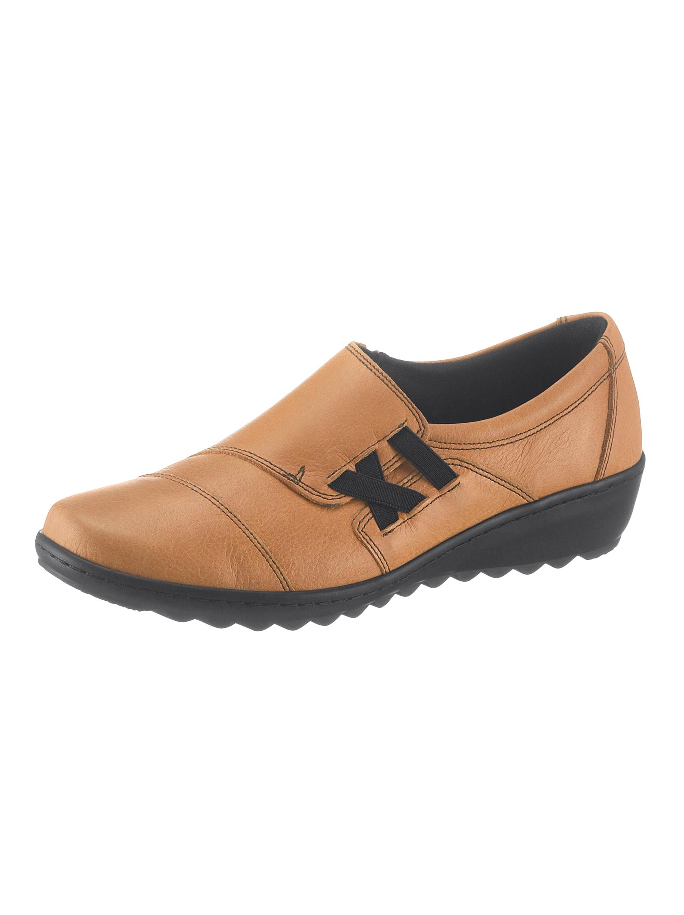 Slipper - cognac